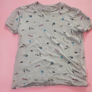 🌴 Aeropostale Summer Palm Tree Vans Peace Short Sleeve T-Shirt 🌴